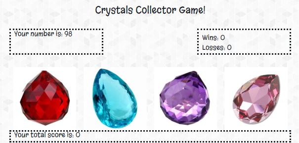 Crystals Collector Game